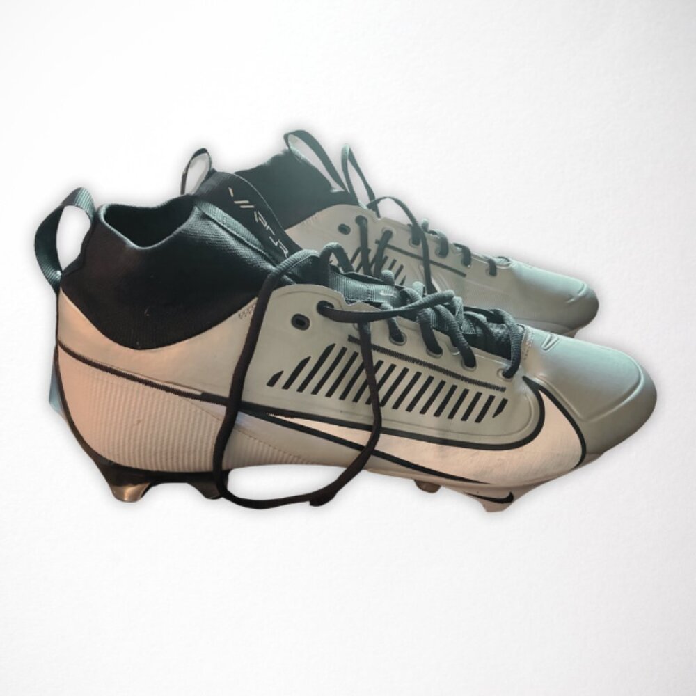 Nike Vapor Edge Pro 360 Football Cleats - worn once - silver/grey size 15